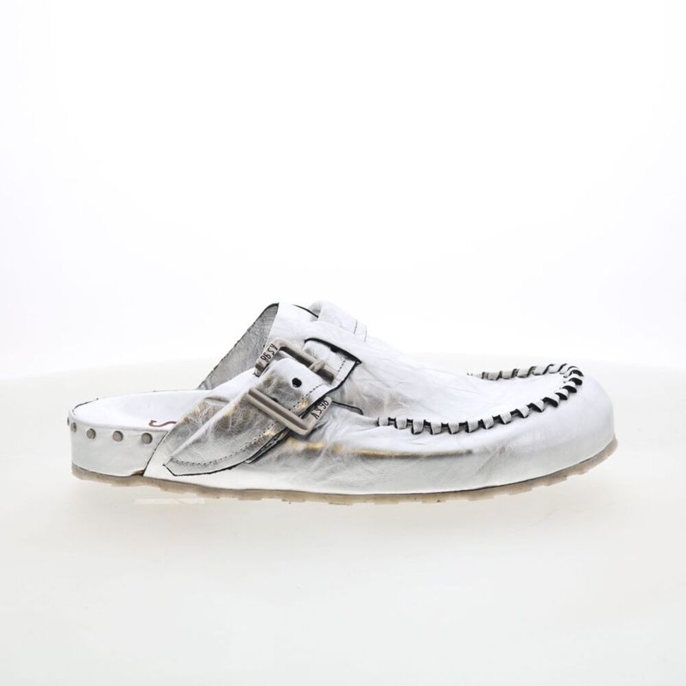 A.S. 98 Womens Elio Silver Shoes (NWT)